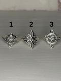 Silver Witches Knot Rings