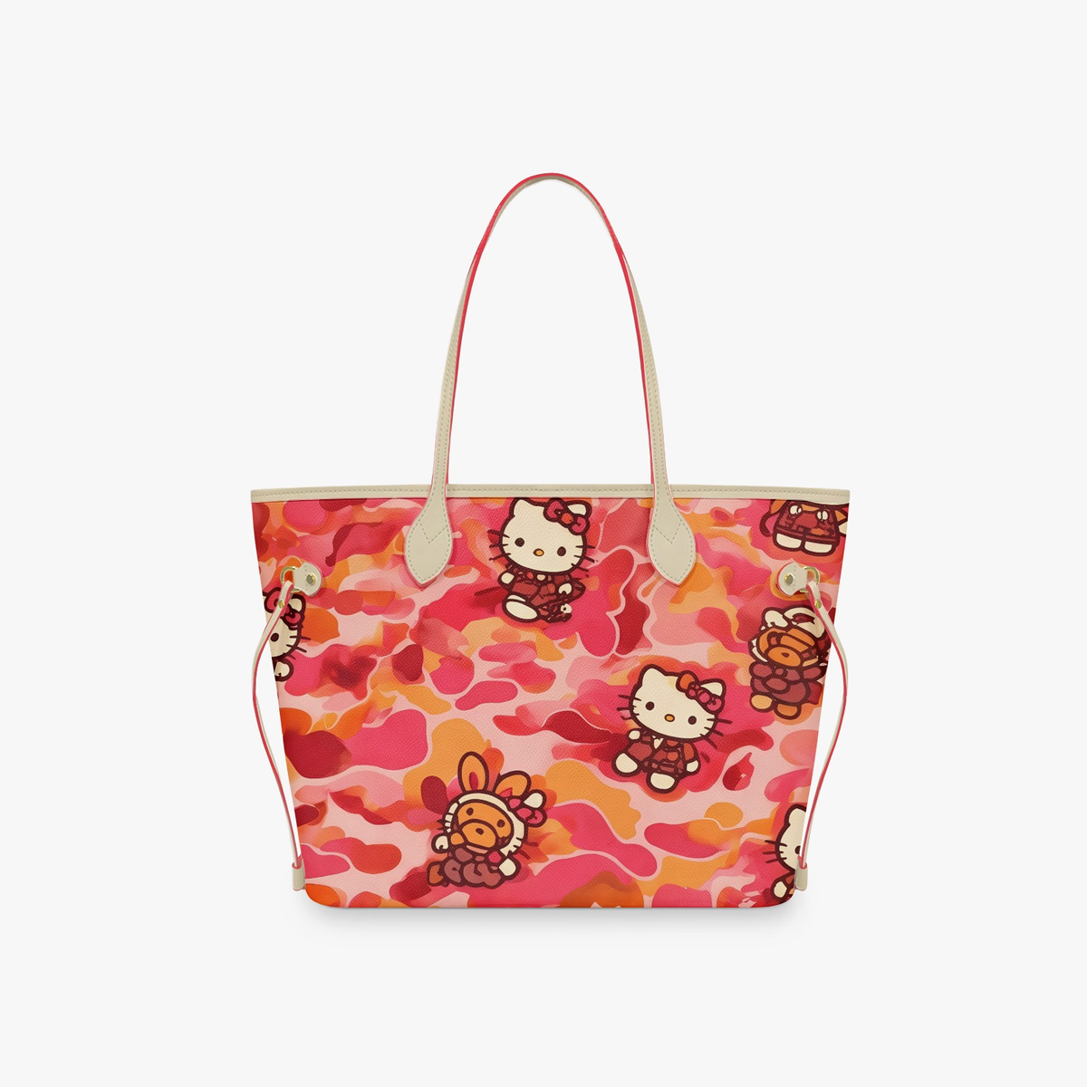 Sunset HK Large Tote Bag