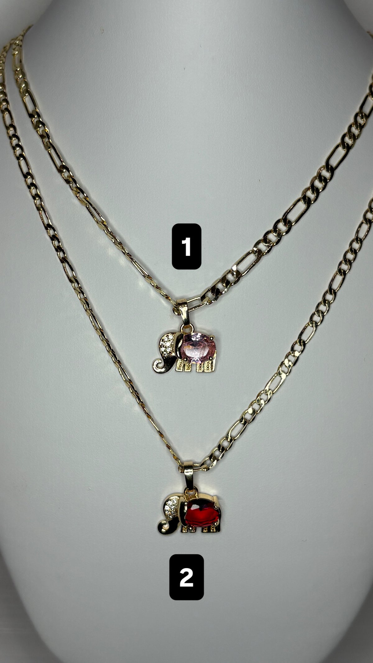 Love and Luck Elephant Necklace