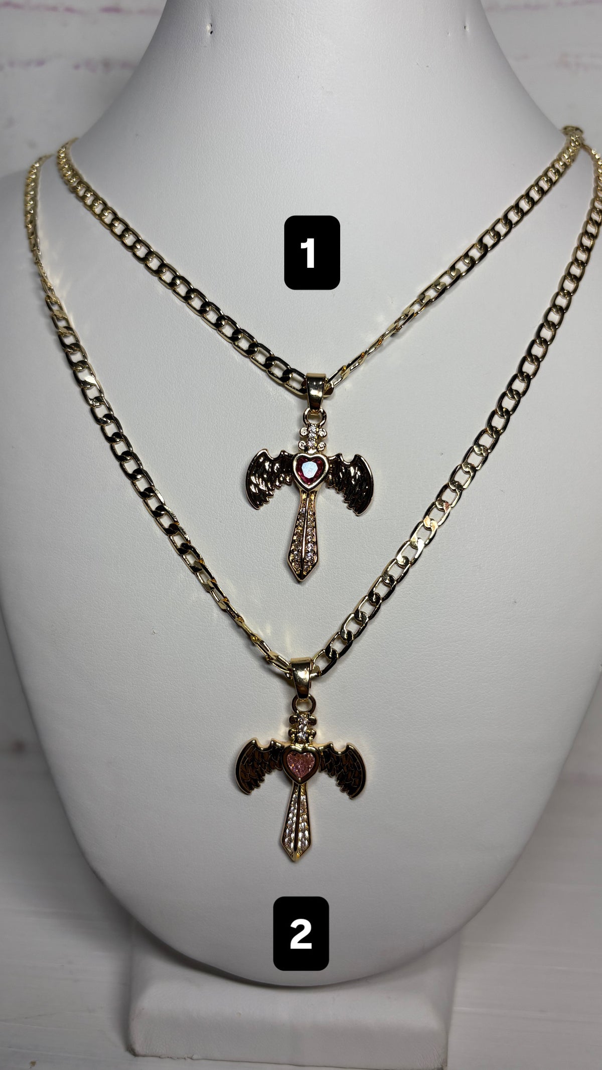 Guardian Heart Wings Necklace