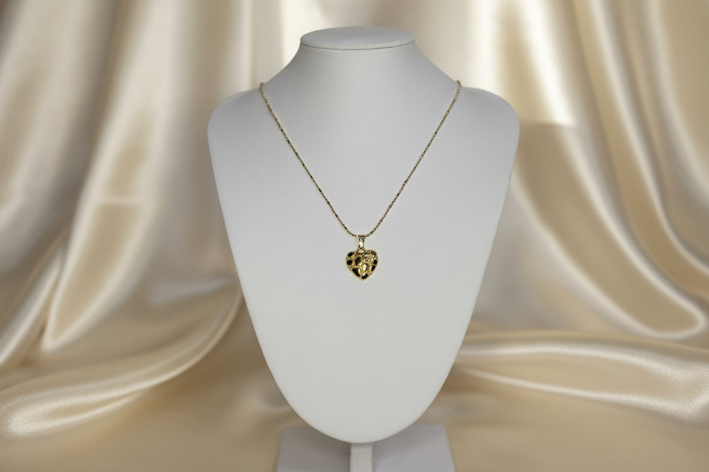 Heart Nugget Necklace (Small version)