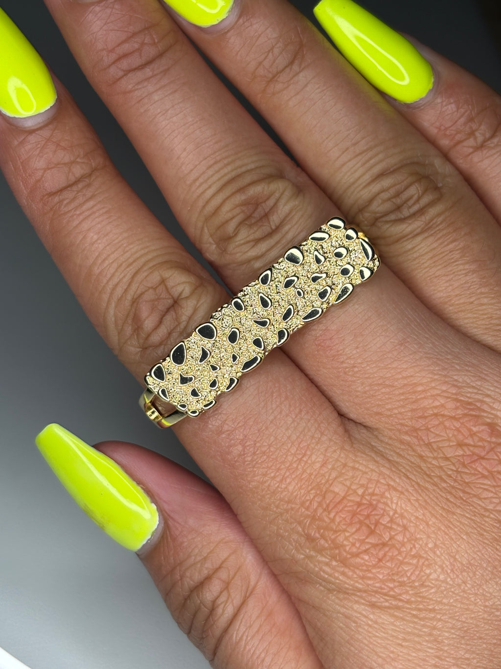 Double Finger Nugget Ring