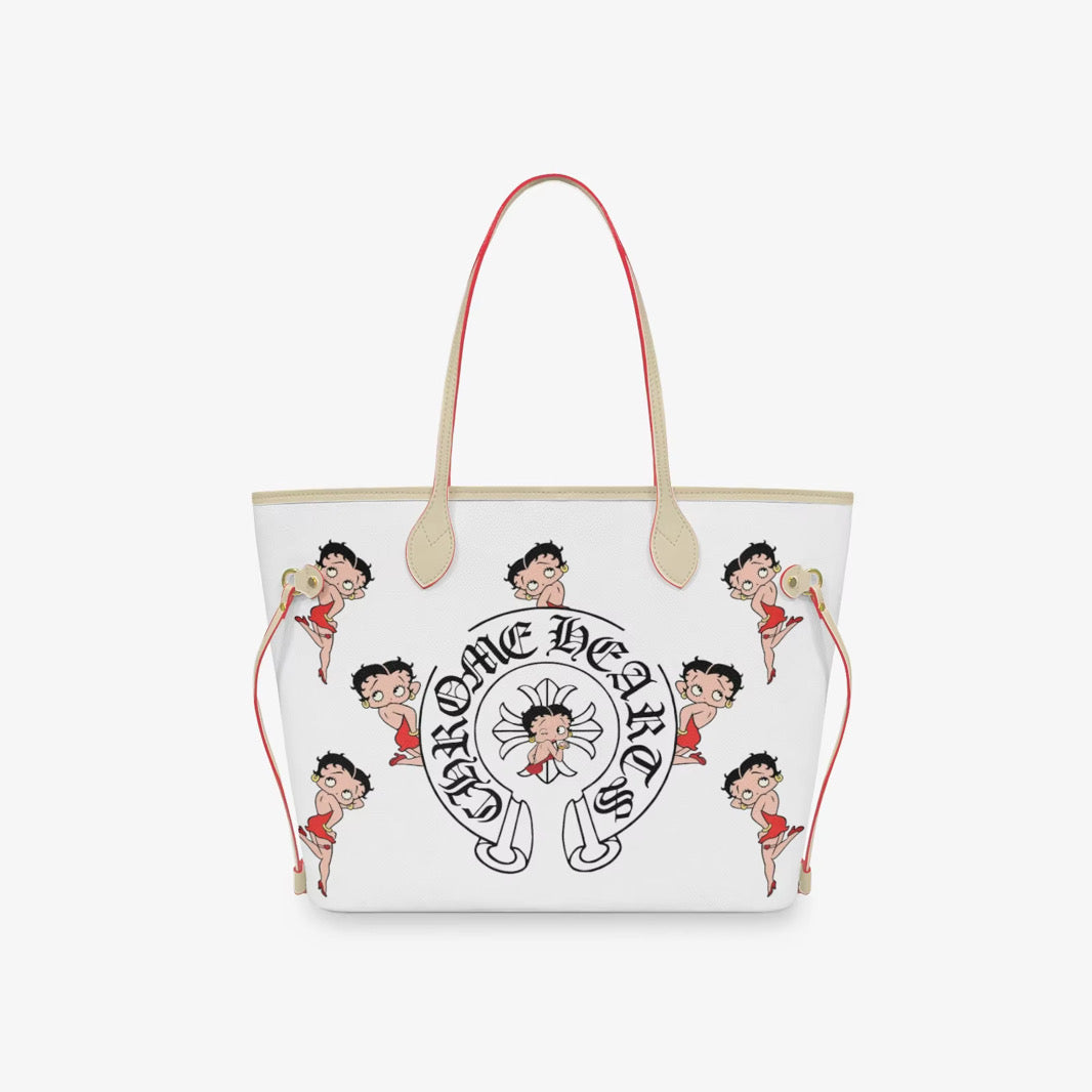 Betty Chrome Cross Large Tote Bag