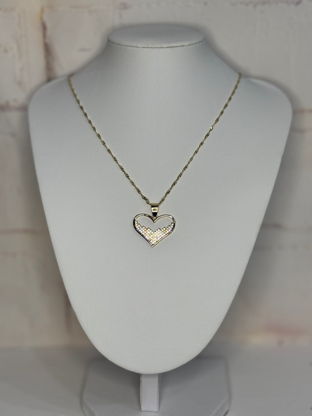 Sandy Heart Necklace