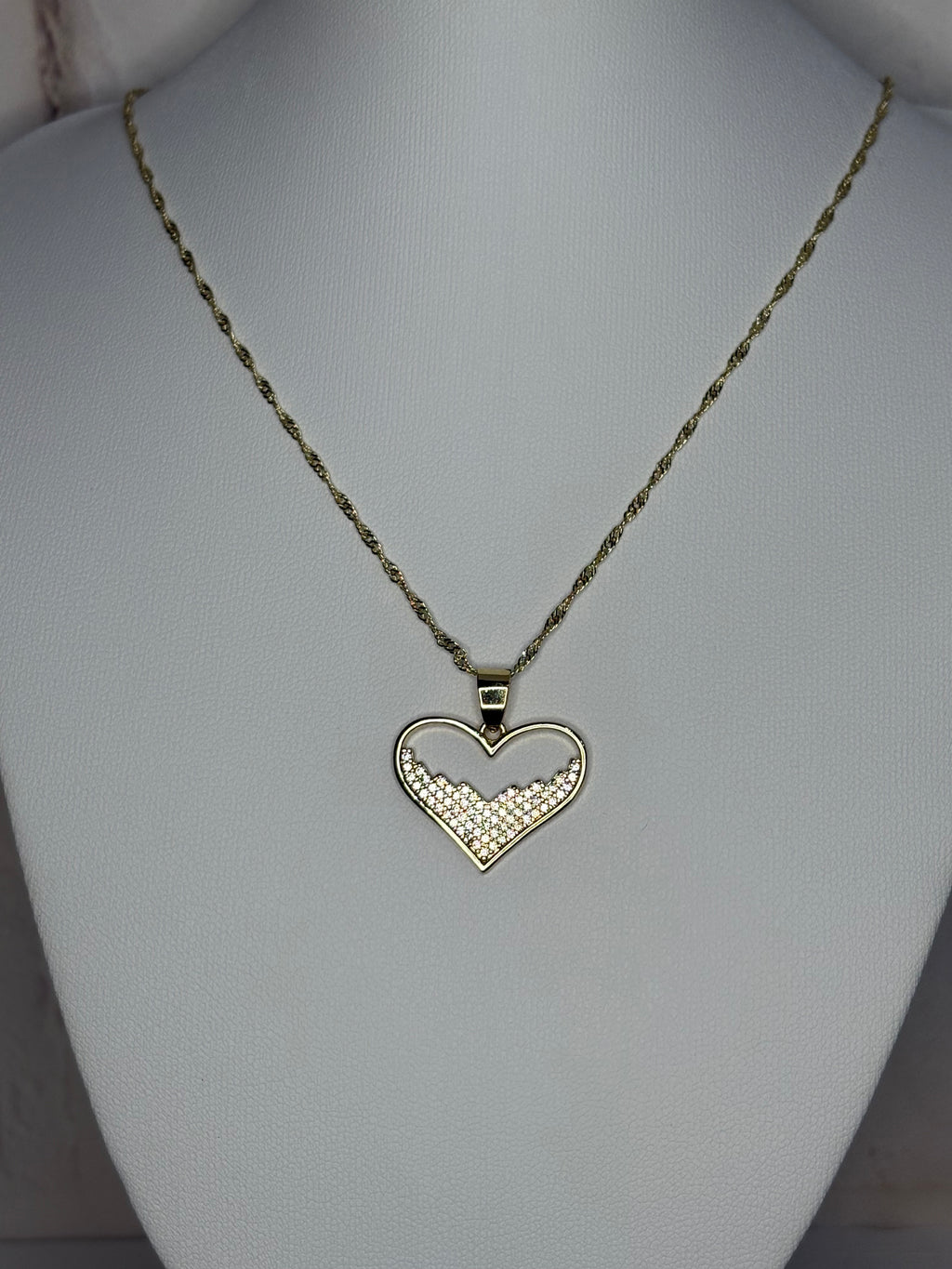 Sandy Heart Necklace