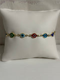 Multicolor Evil Eye Bracelet