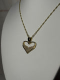 Sandy Heart Necklace
