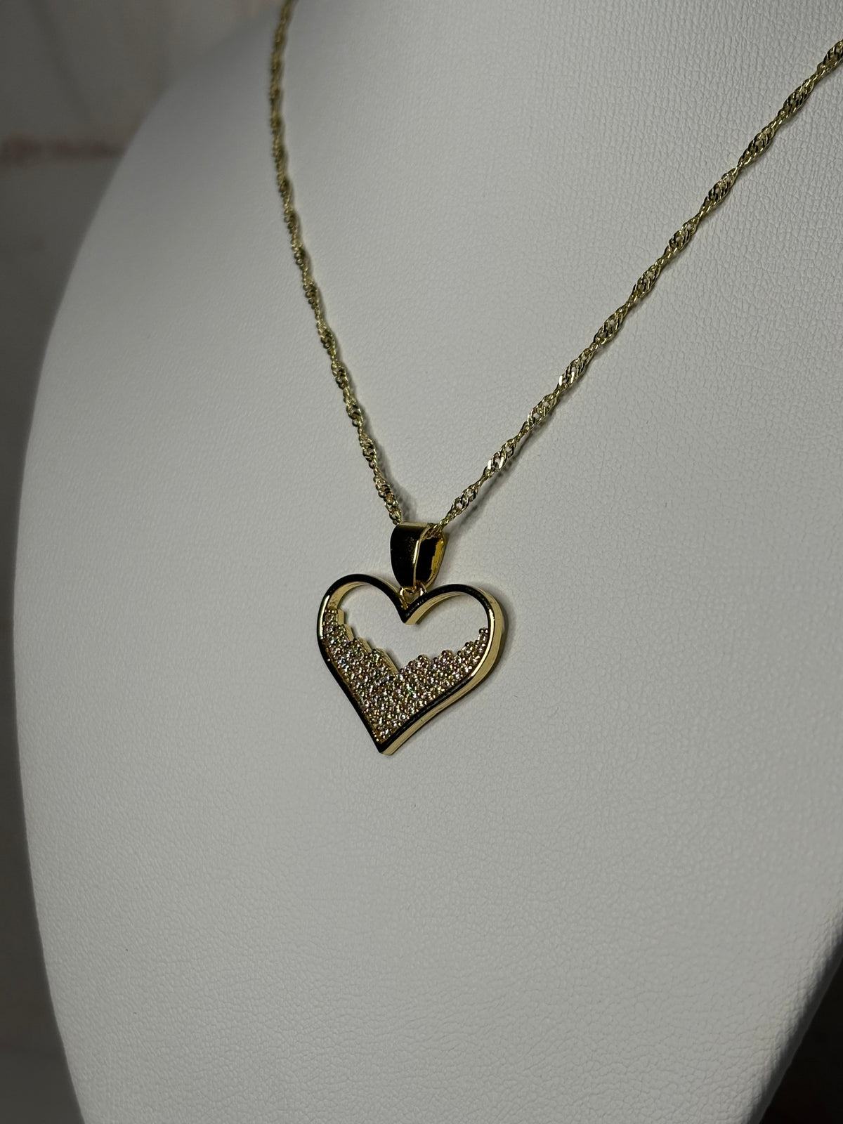 Sandy Heart Necklace