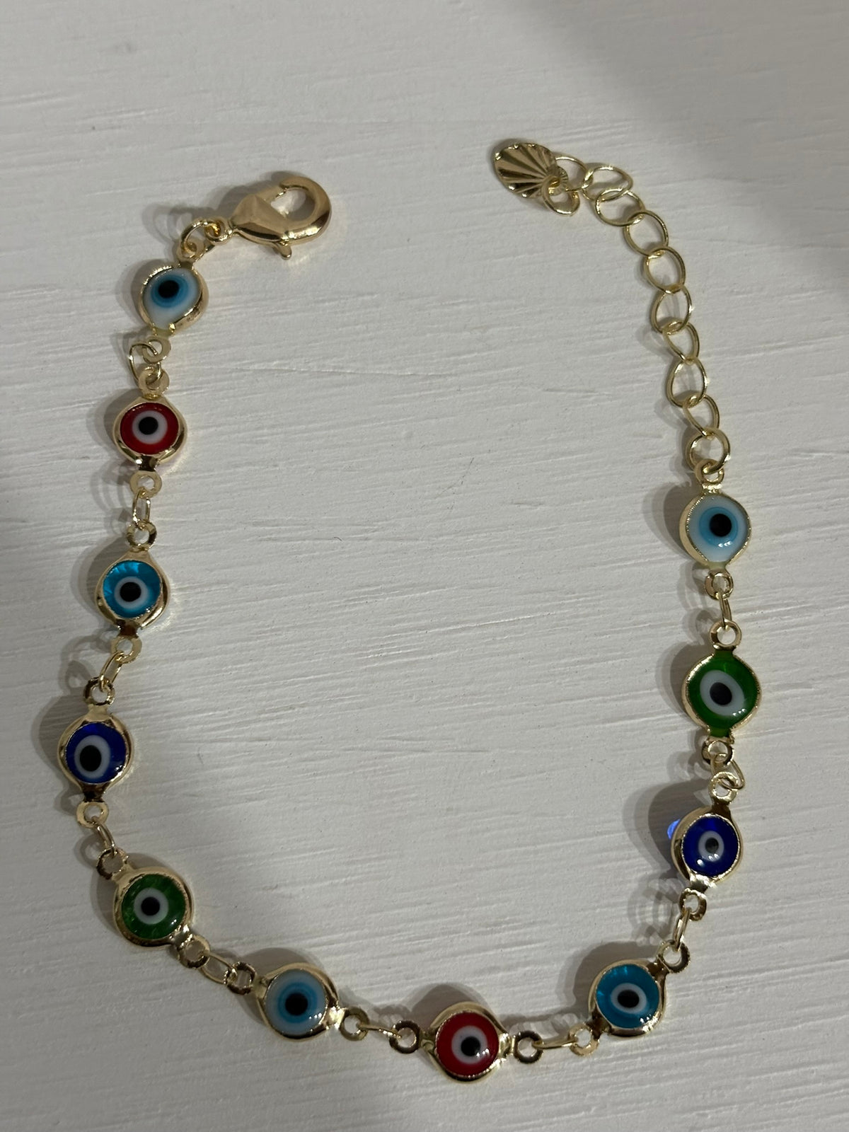 Multicolor Evil Eye Bracelet