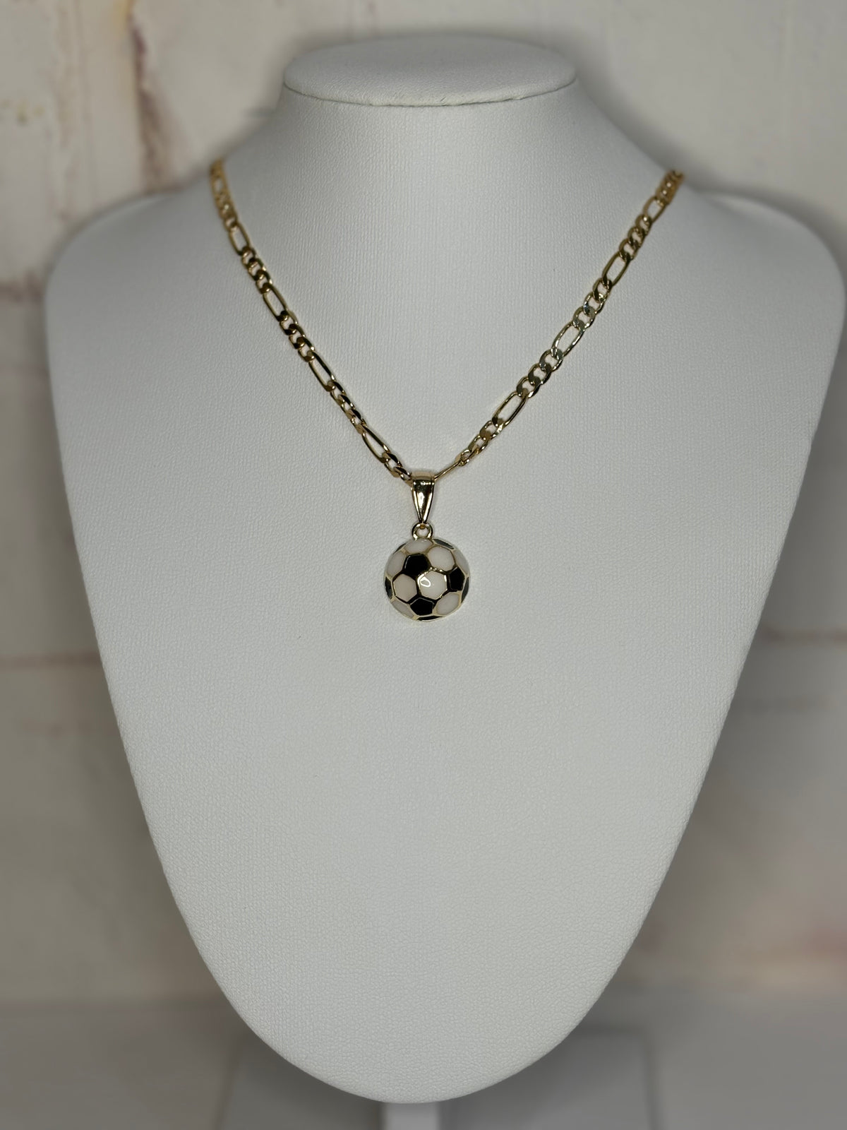 Soccer Ball Pendant necklace