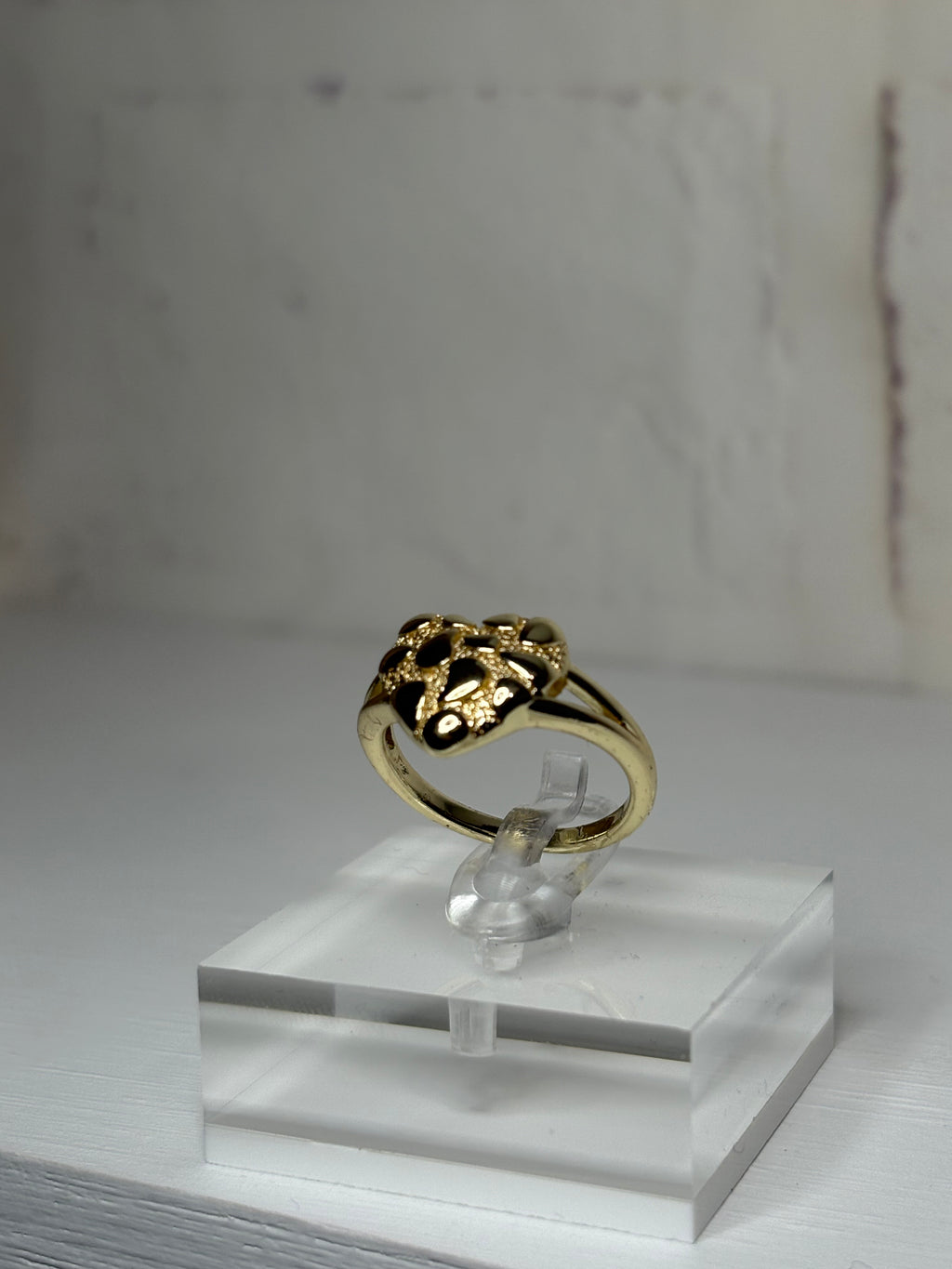 Nugget Heart Ring