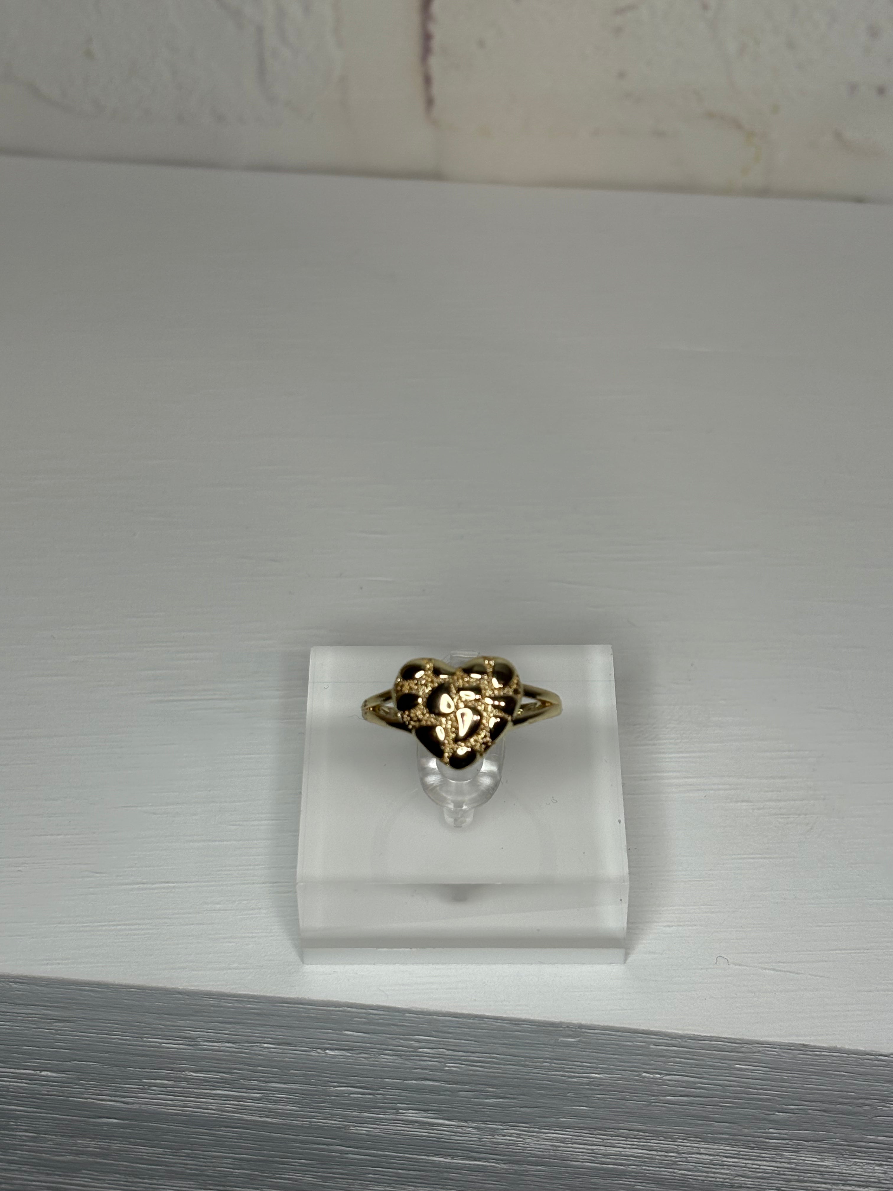 Nugget Heart Ring