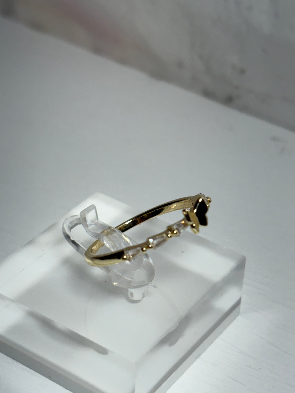 Small Dainty Butterfly ring