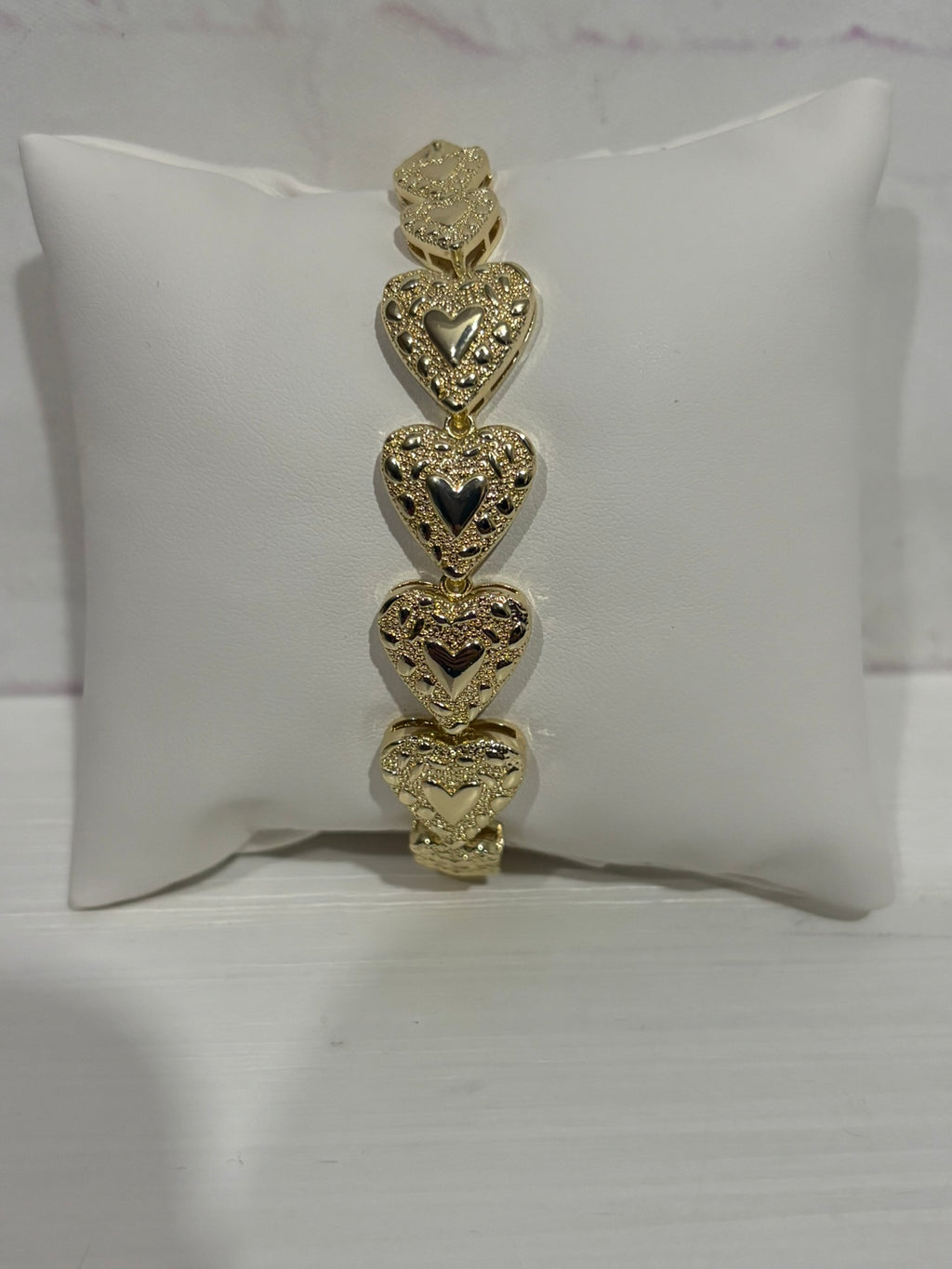 Puff Heart Nuggett Bracelet