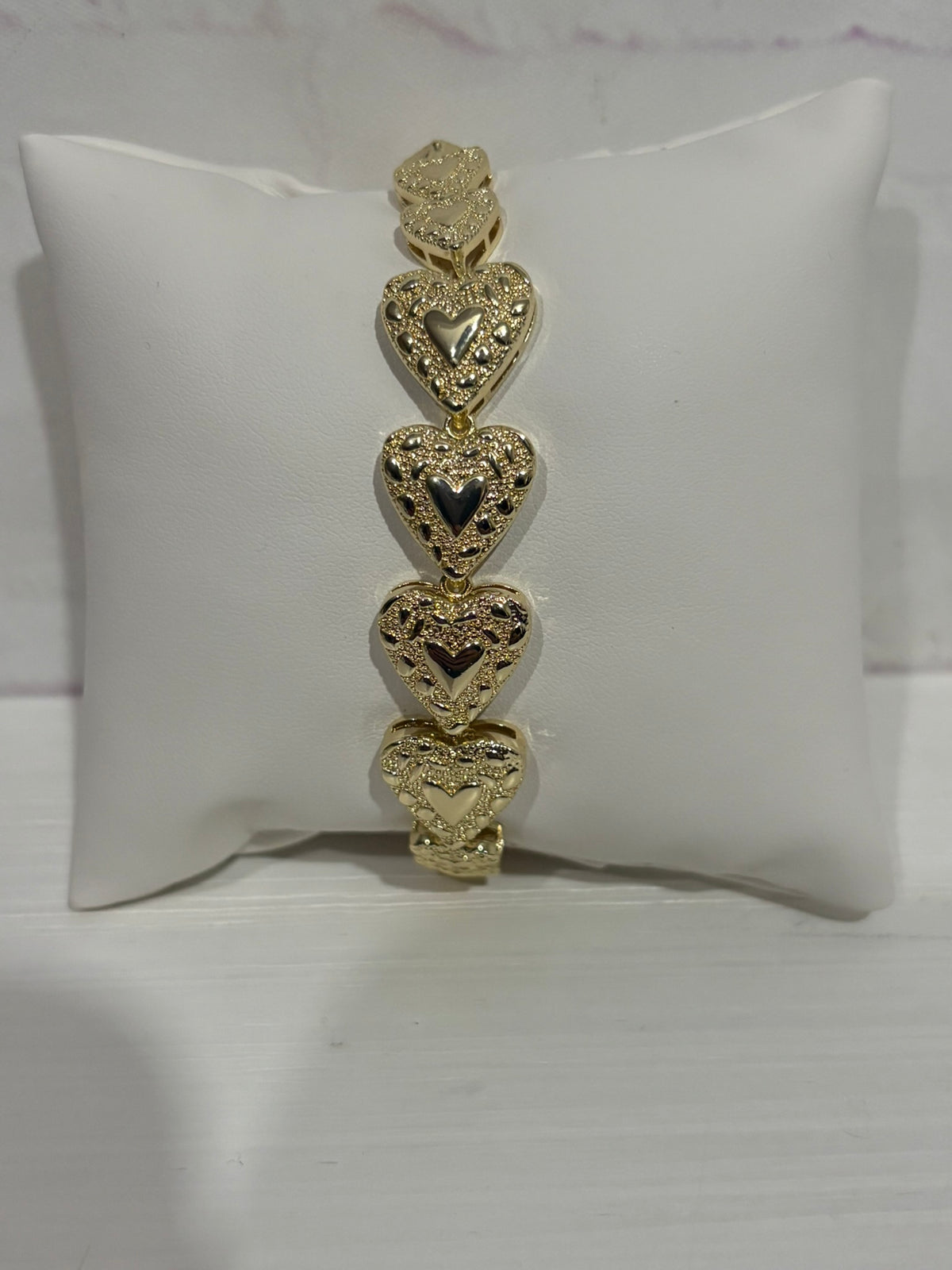 Puff Heart Nuggett Bracelet