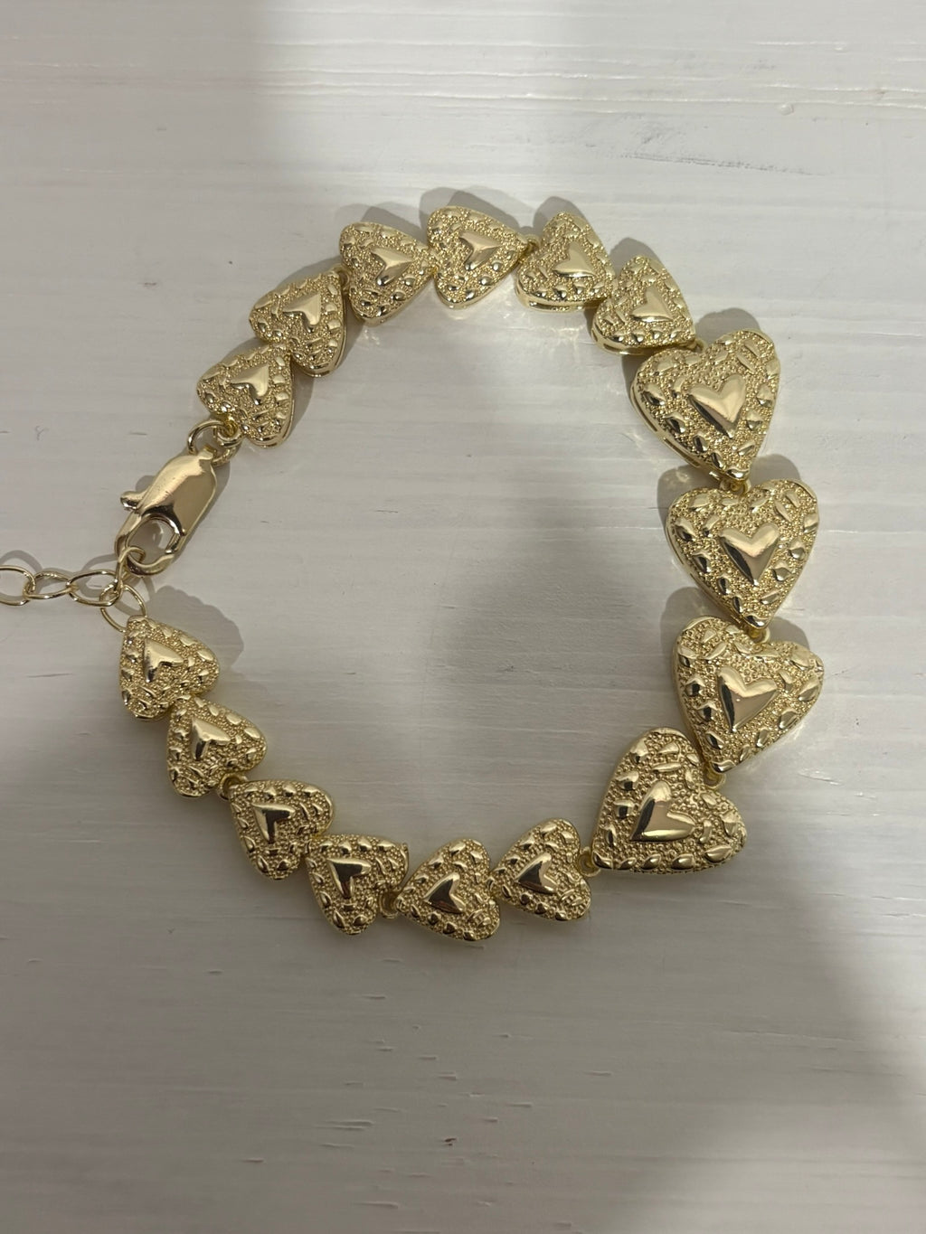 Puff Heart Nuggett Bracelet