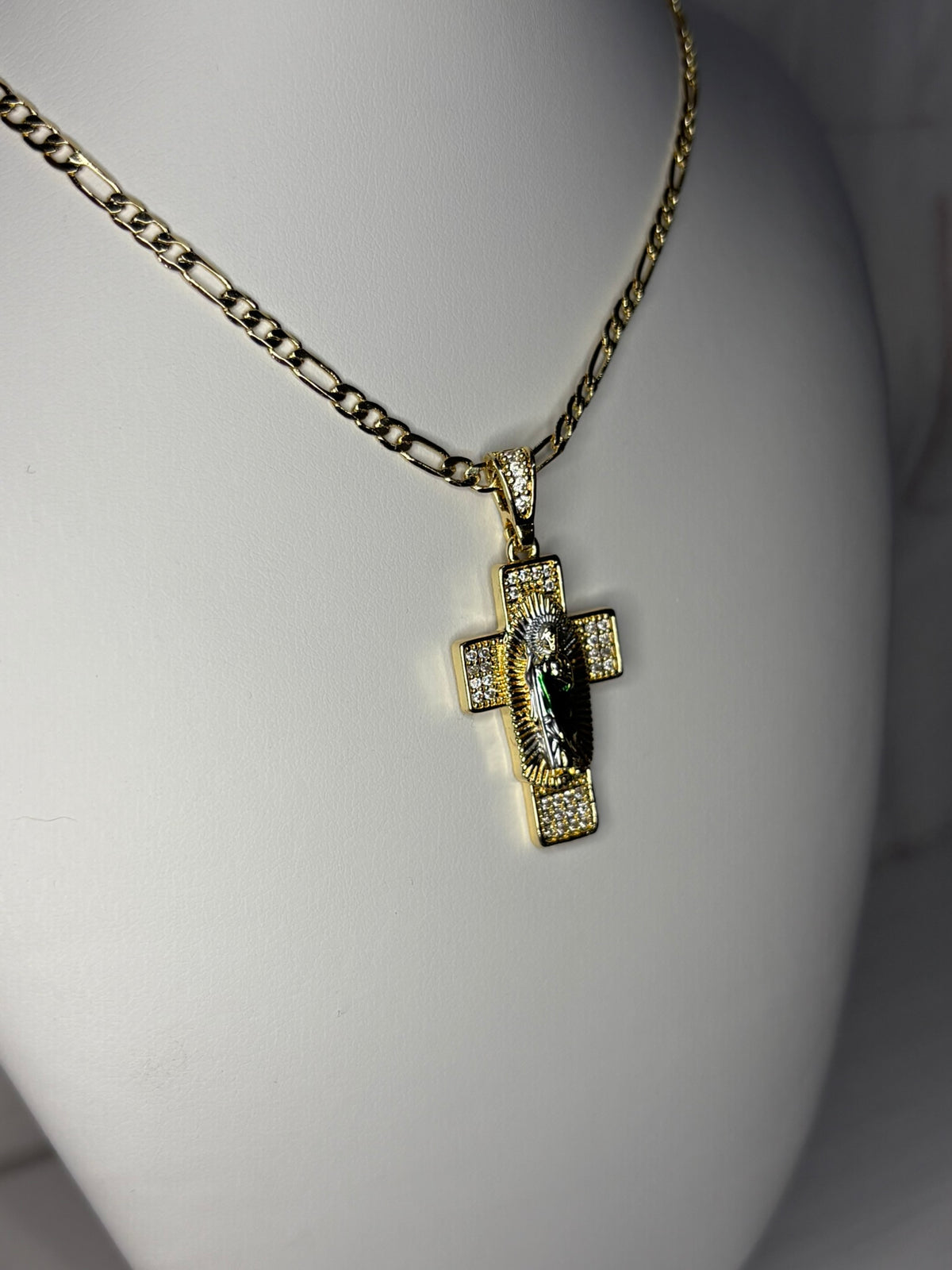 San Judas Cross W/Bling