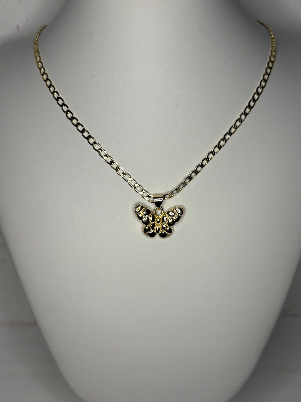 Butterfly Nugget Necklace