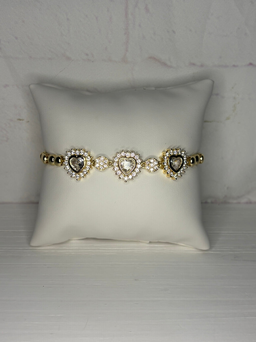 Heart Dia Bling Bracelet