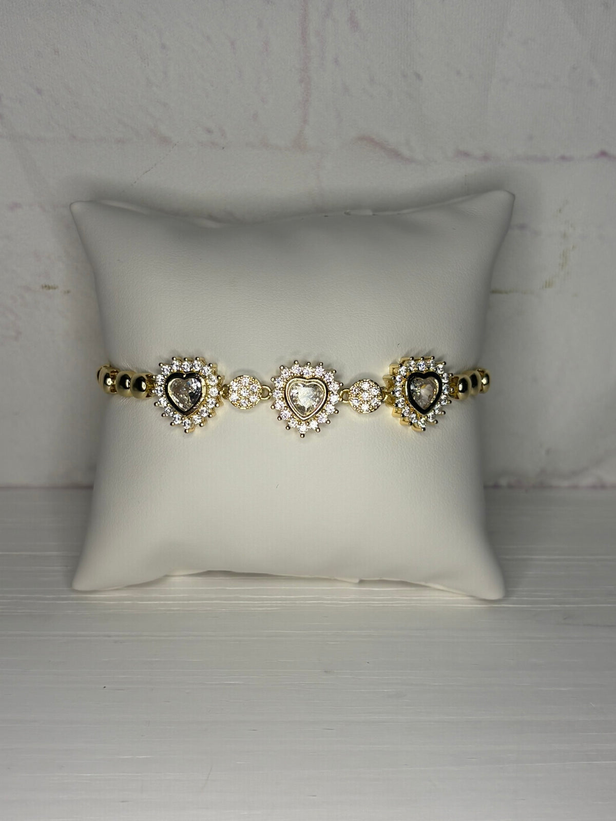 Heart Dia Bling Bracelet