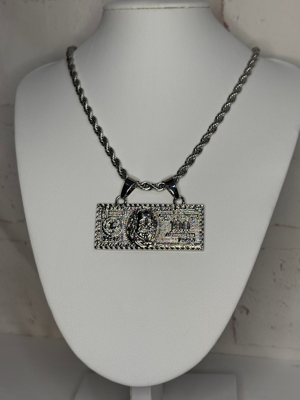 Silver Hundo Big Bill Chain