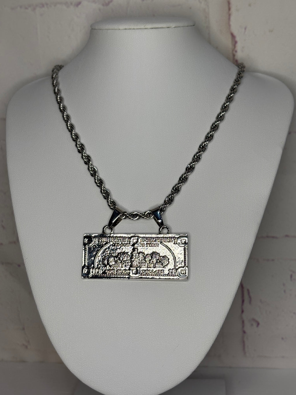 Silver Hundo Big Bill Chain