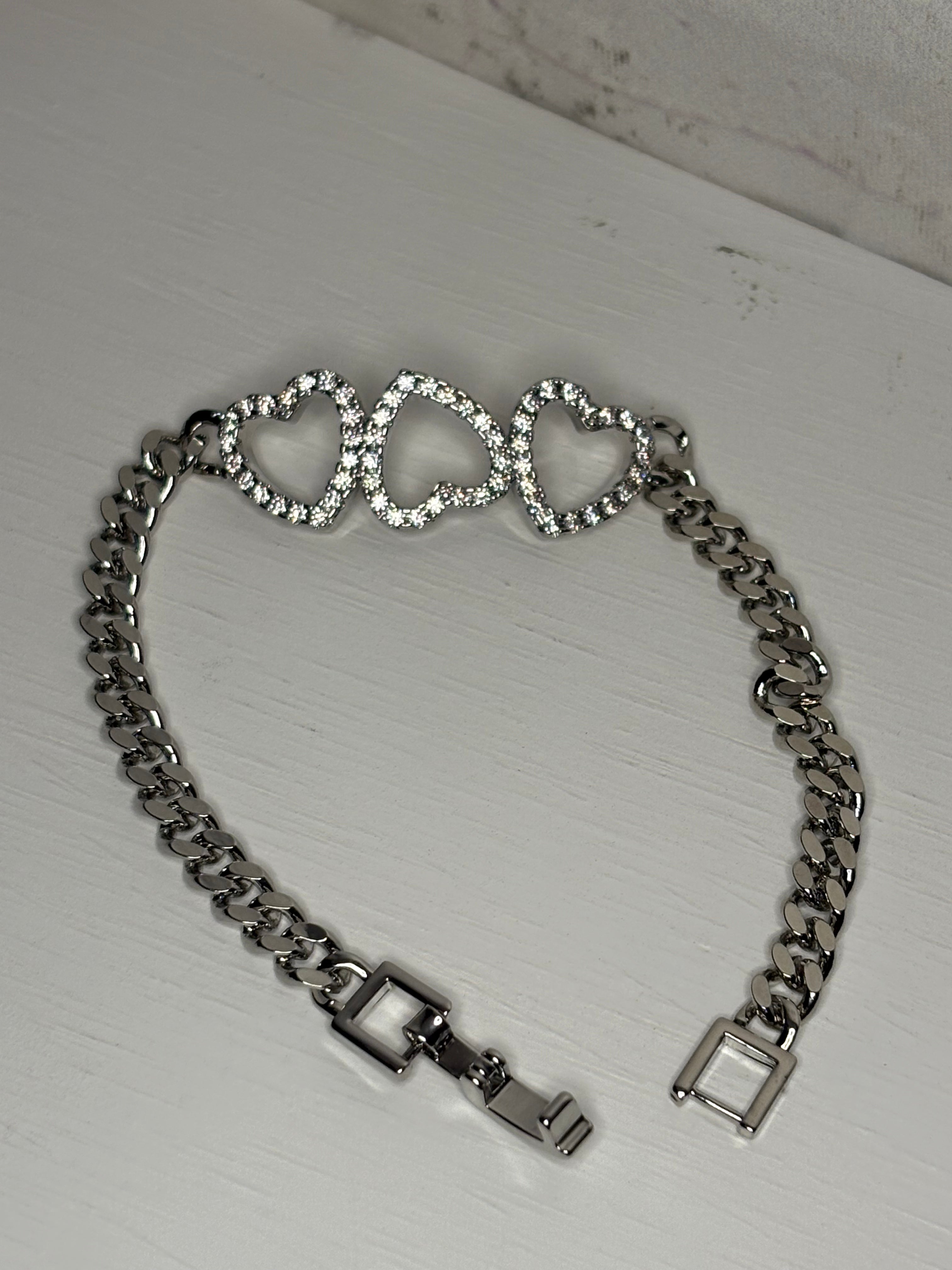 Triple T heart bracelets