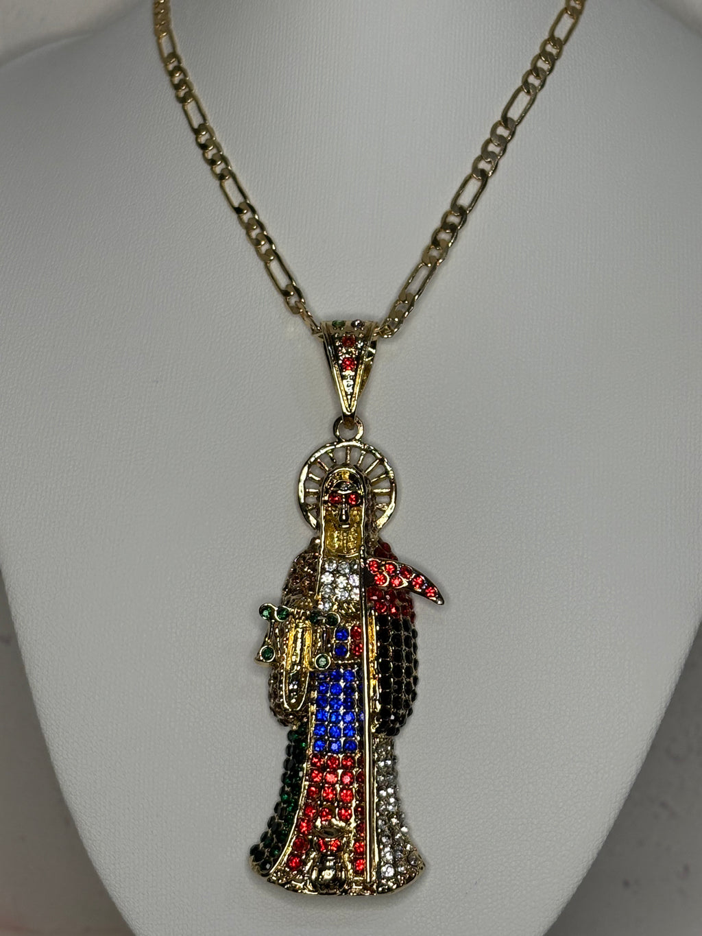 Santa Muerte MultiColor Necklace