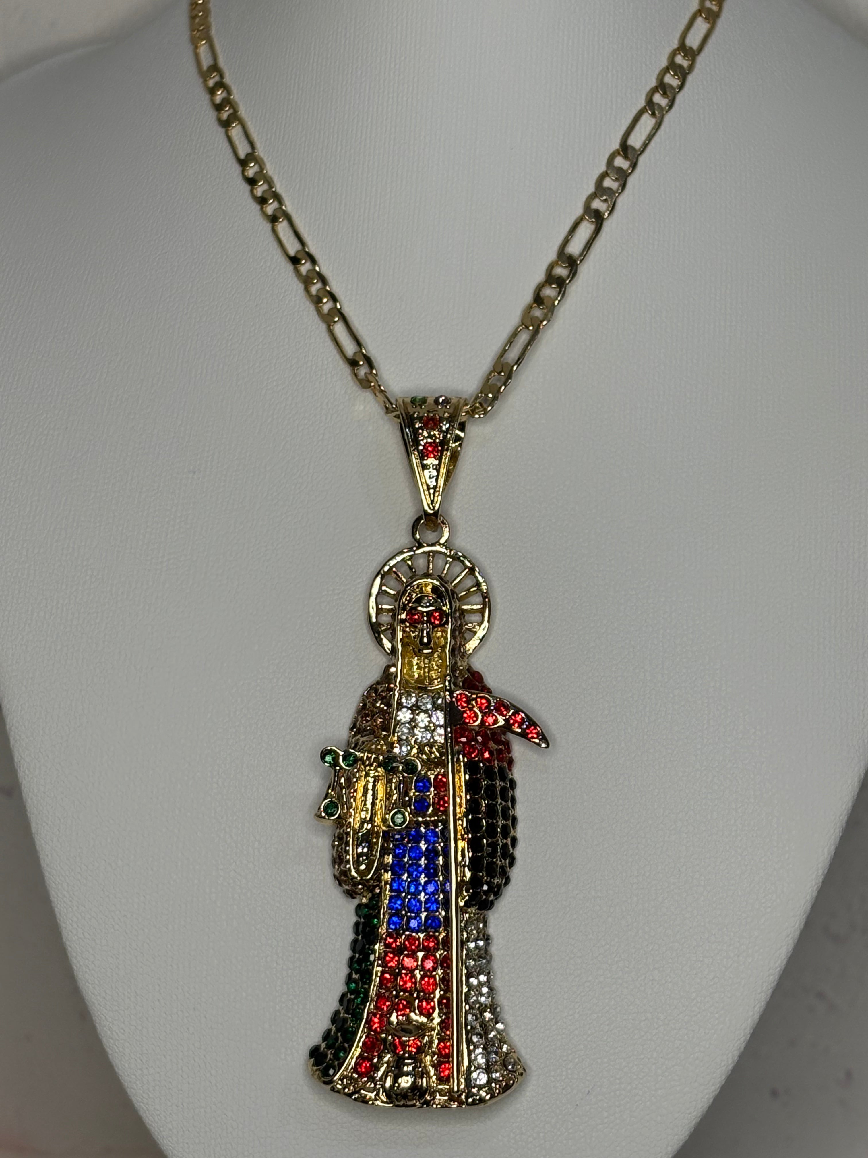 Santa Muerte MultiColor Necklace