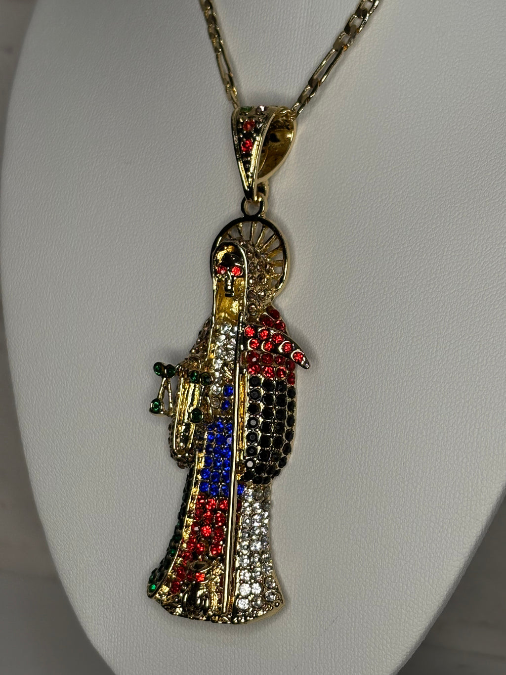 Santa Muerte MultiColor Necklace
