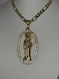 Santa Muerte Bling Necklace