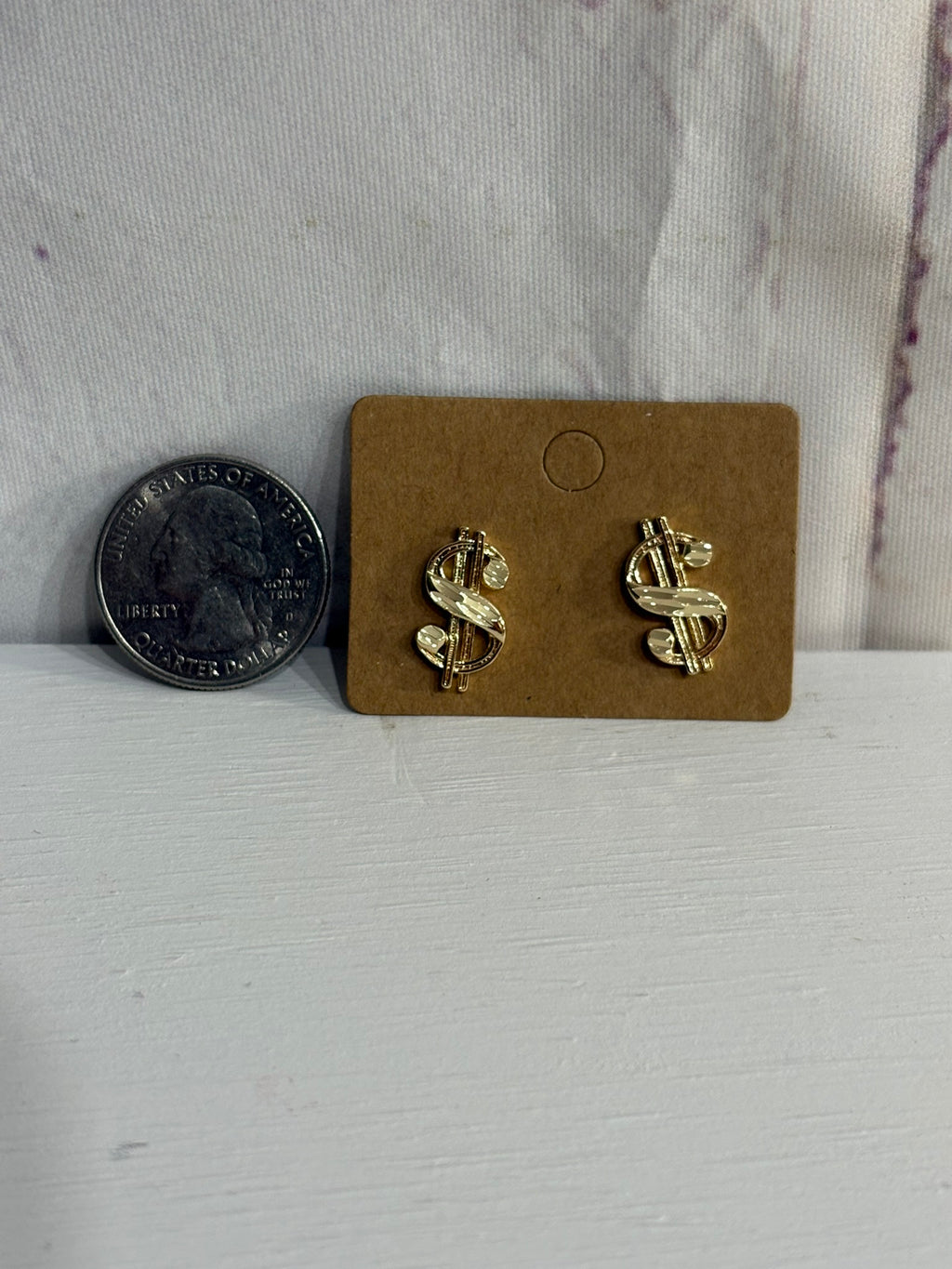 Dollar $ Earrings