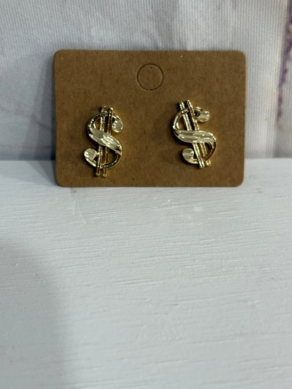 Dollar $ Earrings