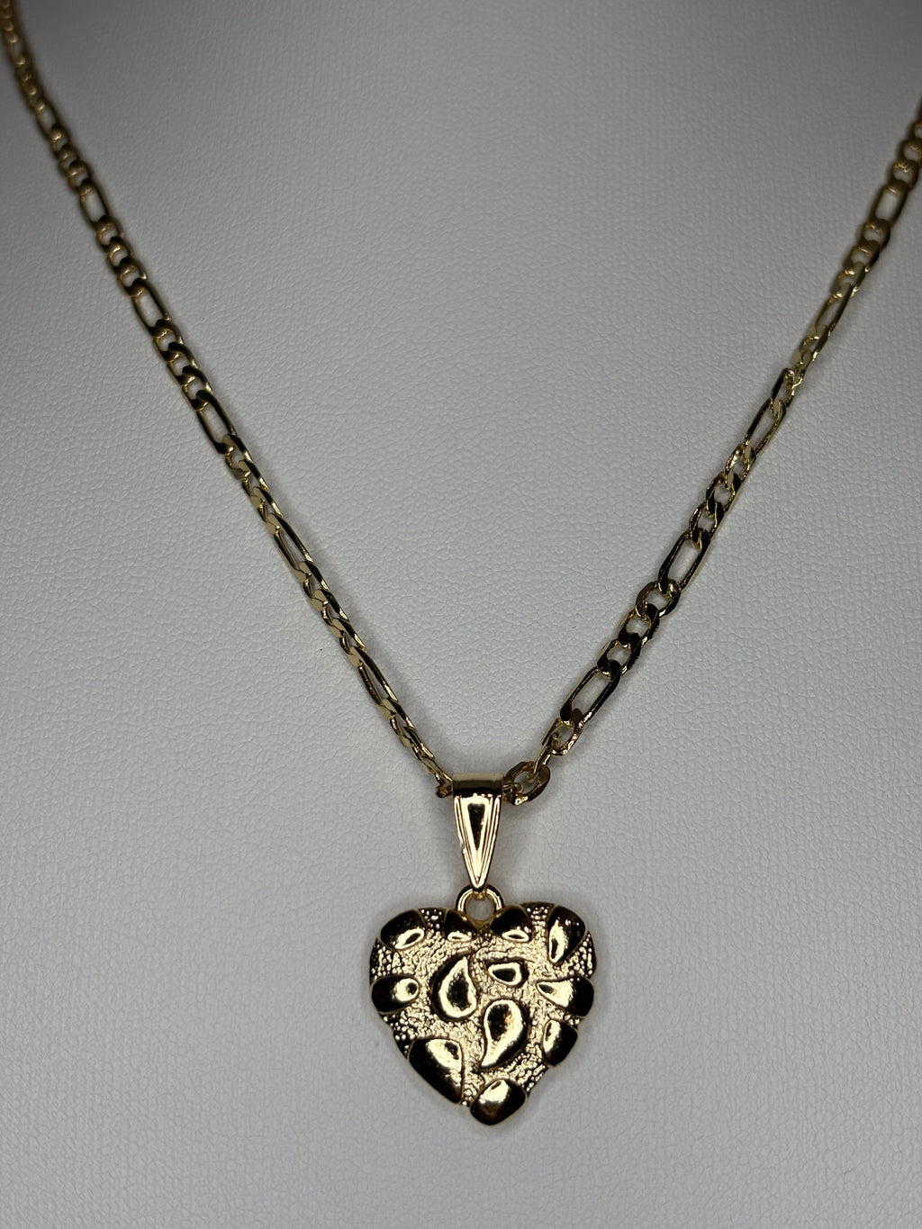 Nugget Heart Necklace (large version)