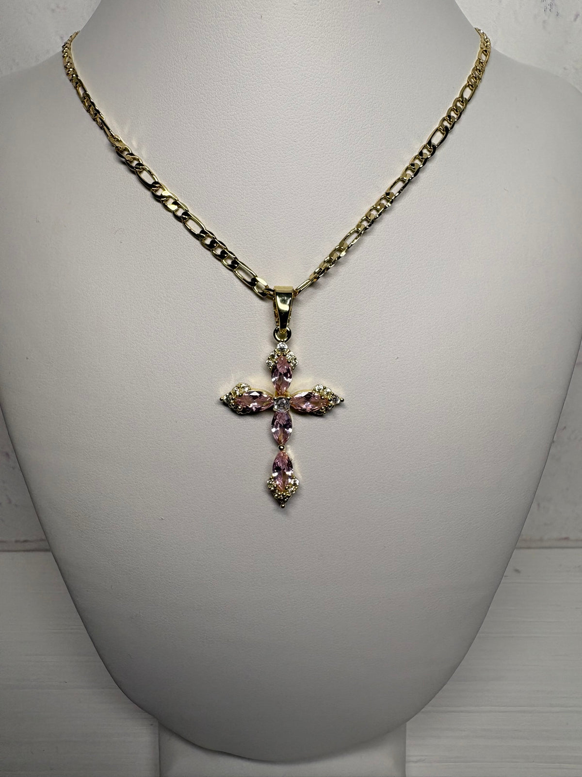 April Cross Necklace