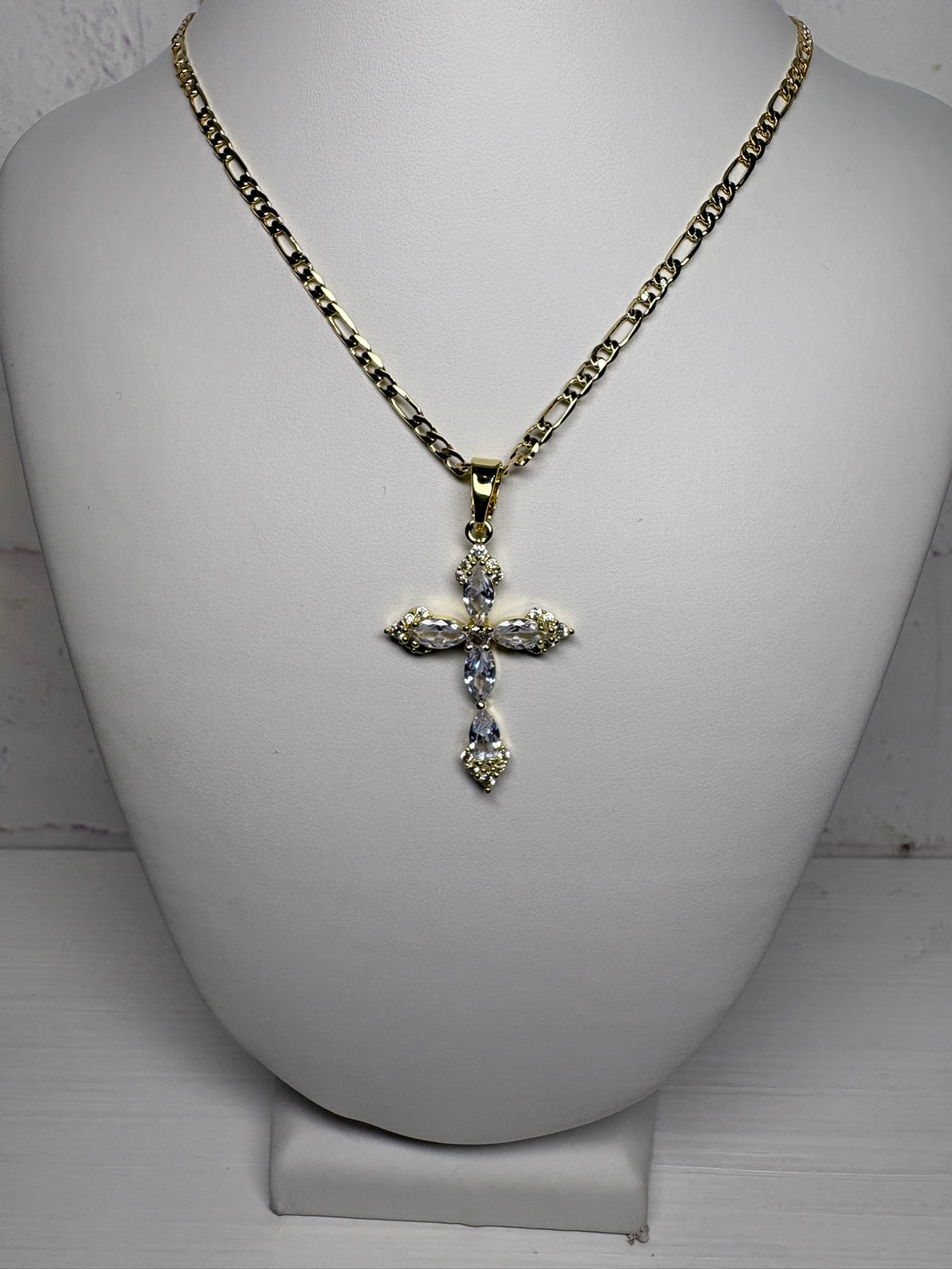 April Cross Necklace