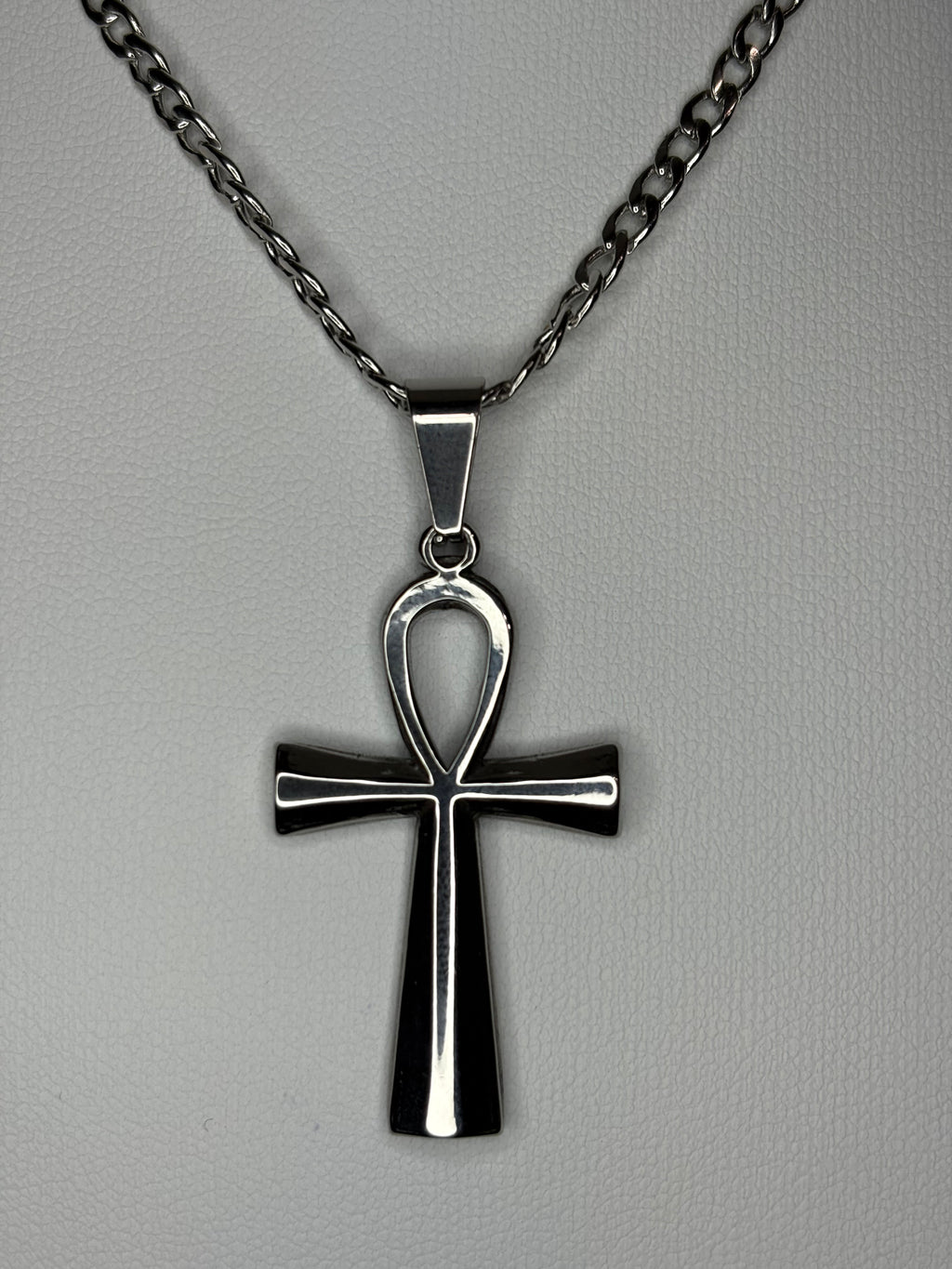 Classic Silver Ankh Necklace