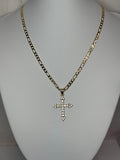 Star-Tip Cross Necklace
