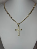 Iced Faith Cross Necklace