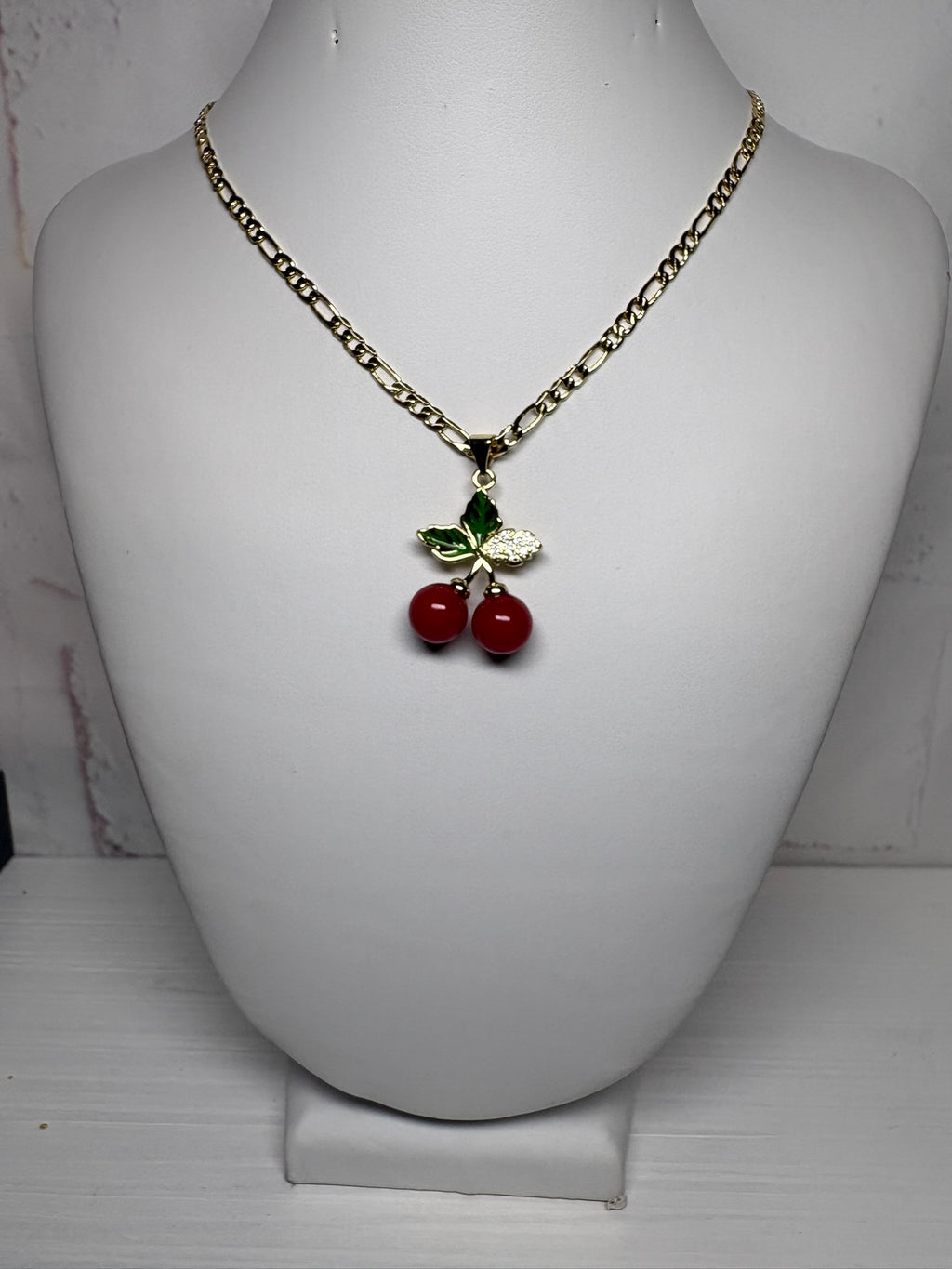 Cherry Drip Necklace