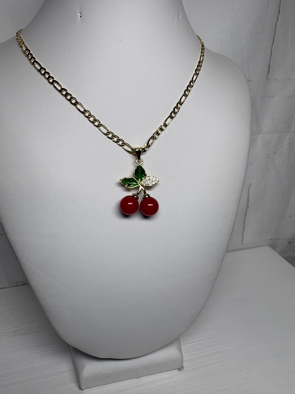 Cherry Drip Necklace