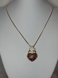 Sacred Heart Cross Necklace