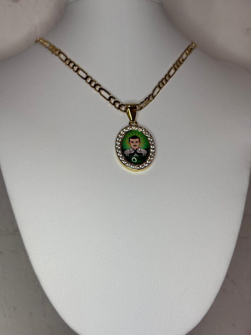 Collar de Jesús Malverde Necklace