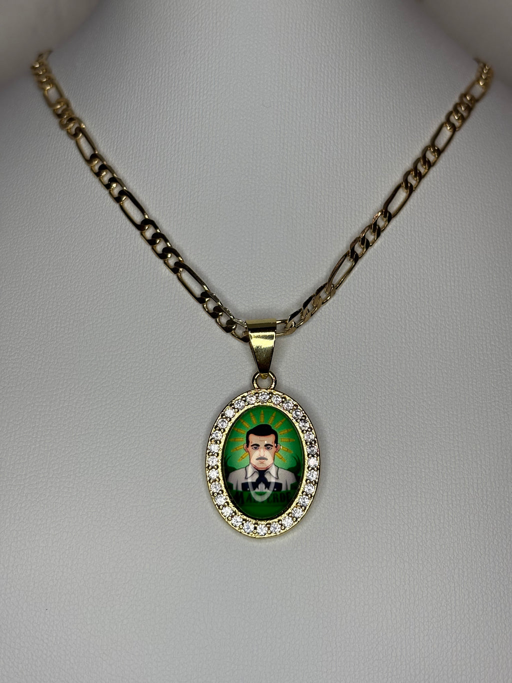 Collar de Jesús Malverde Necklace