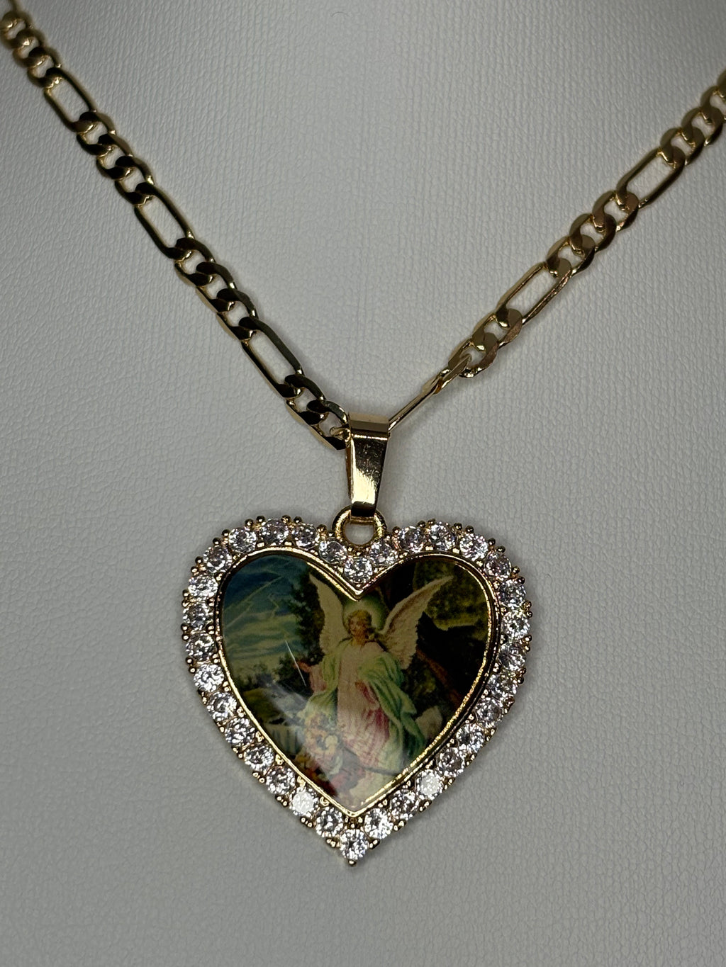 Guardian Angel Heart Necklace