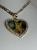 Guardian Angel Heart Necklace