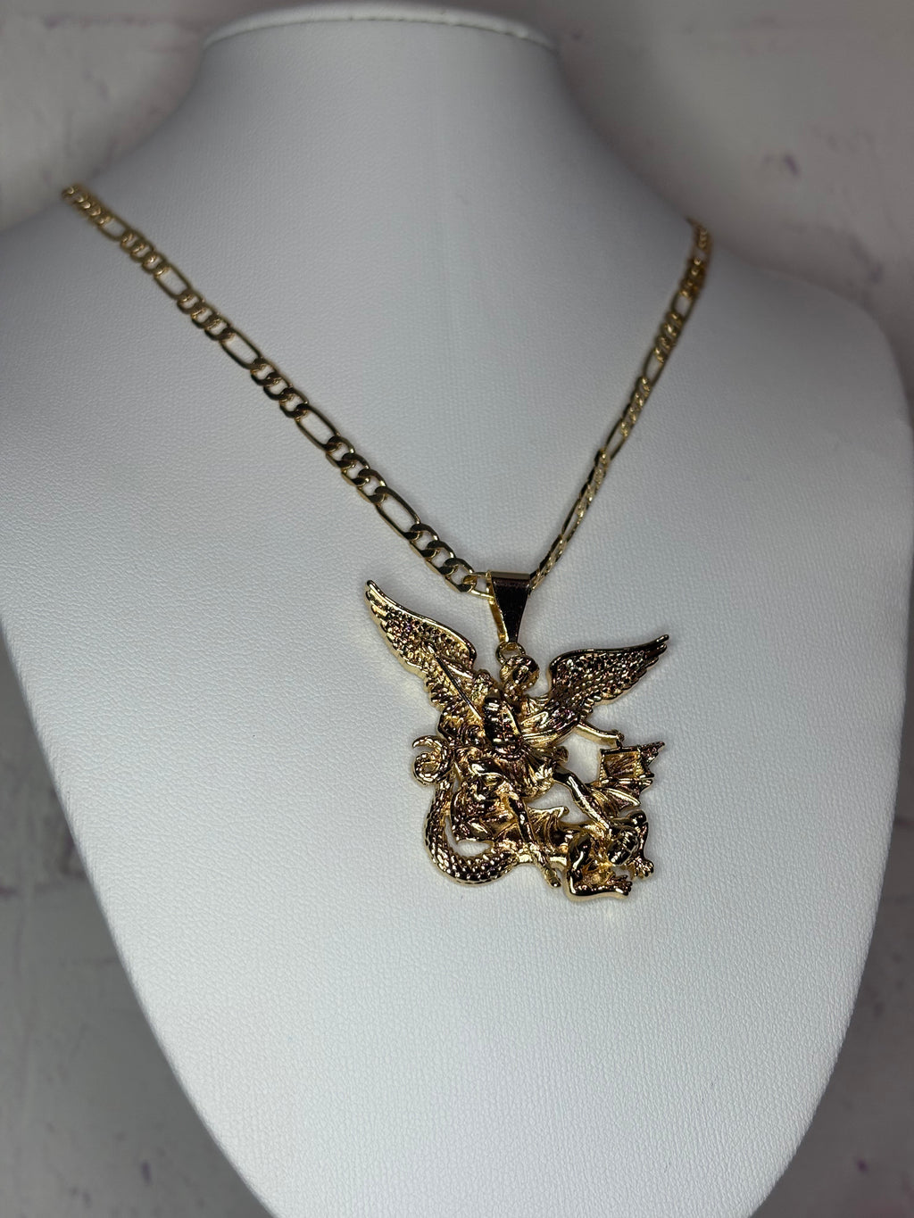 Saint Michael the Archangel Pendant Necklace