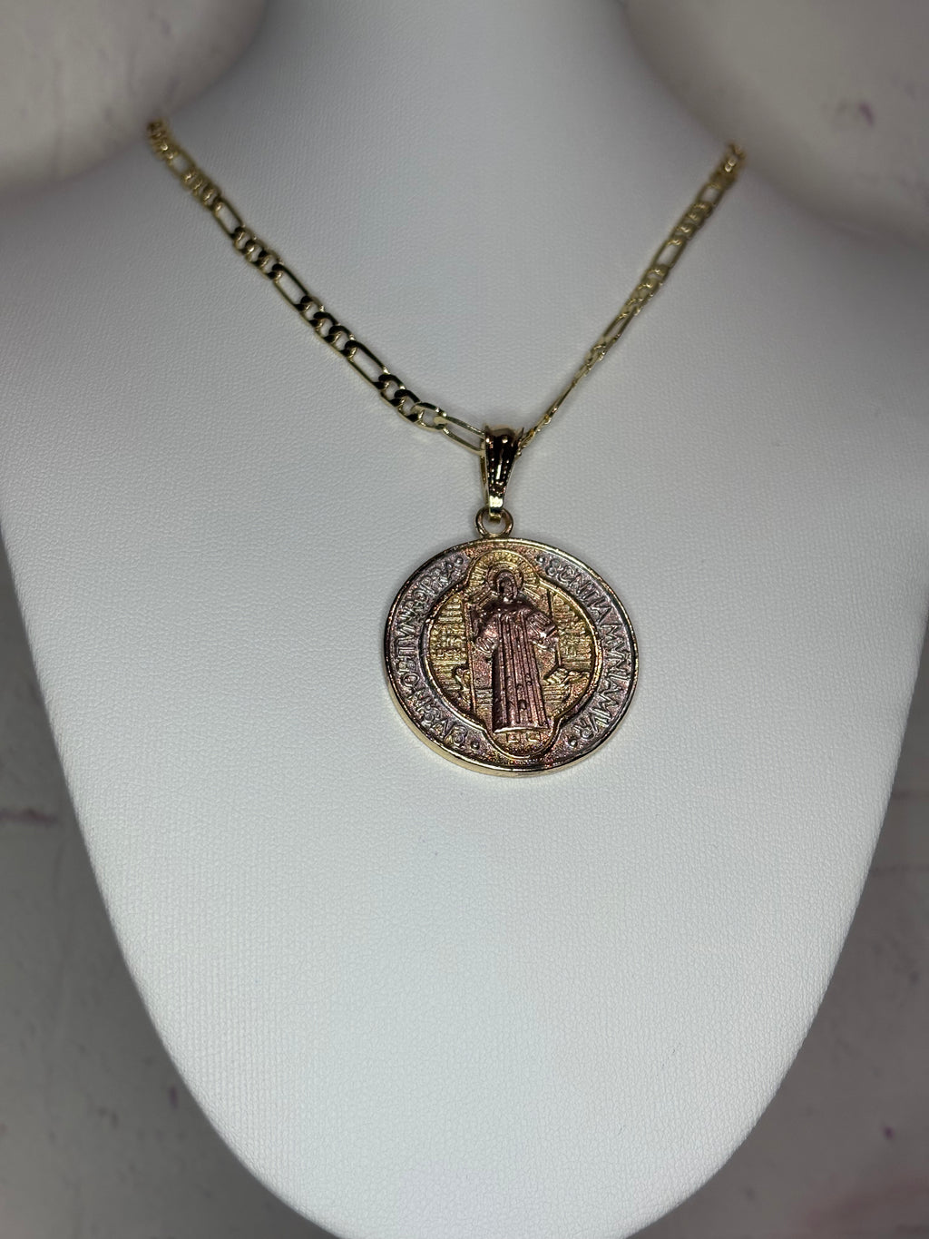 San Benito (St. Benedict) Medallion Necklace