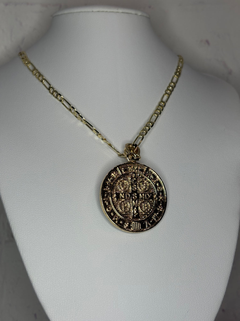 San Benito (St. Benedict) Medallion Necklace