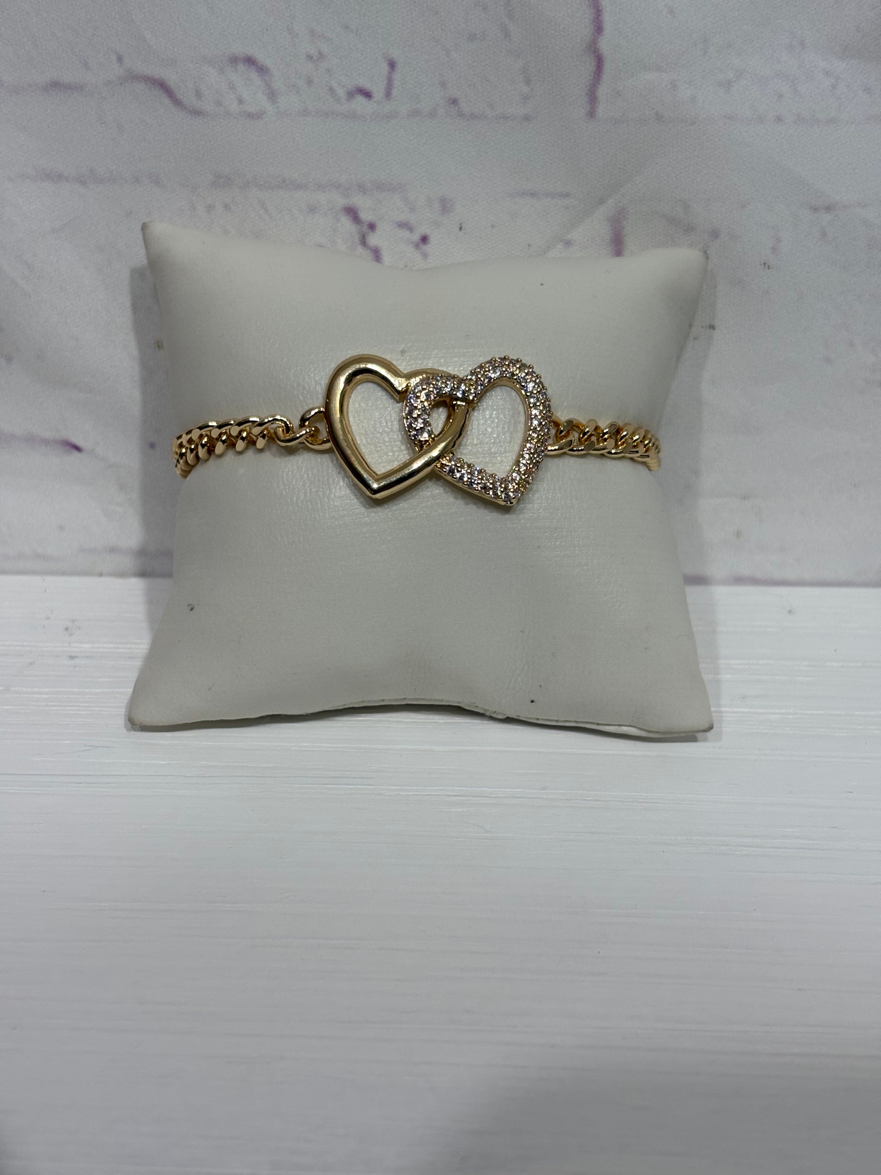Twin Heart Bracelet